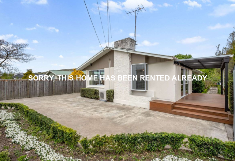 THIS PROPERTY IS ALREADY RENTED!!